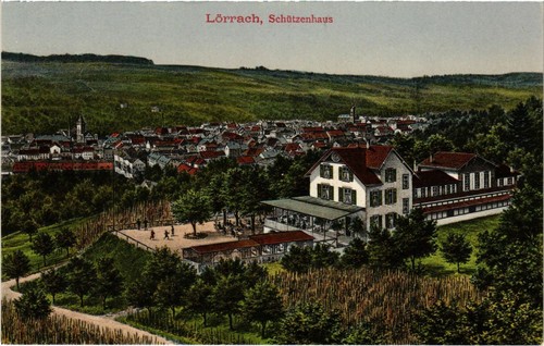 Lorrach schützenhaus - ak,