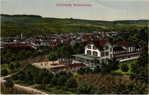 Lorrach schützenhaus - ak, ak